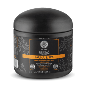 Natura Siberica Sauna & Spa Warm Oblepikha Body Wrap Κρέμα Θρέψης & Αναζωογόνησης, 370ml